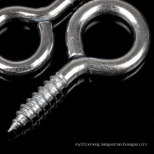 Zinc Plated Carbon Steel Self Tapping Eye Hook Screw